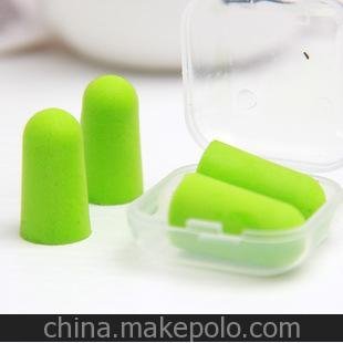廠家現(xiàn)貨批發(fā) 方形盒獨立包裝耳塞 pu慢回彈耳塞 防噪音睡眠耳塞圖片