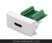 K86-601 hdmi卡线模块 hdmi线高清线弱电组合面板模块墙插1.4版