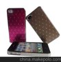 苹果iphone4/4S时尚镶水钻金属后盖保护壳 苹果手机保护外壳