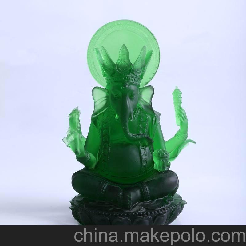 琉璃 廠家直銷 一模一品 獨特 琉璃象神