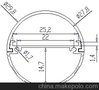 供应东莞明眸B－9－2T10锁螺丝铝塑外壳，电源高度大，无拉痕PC罩