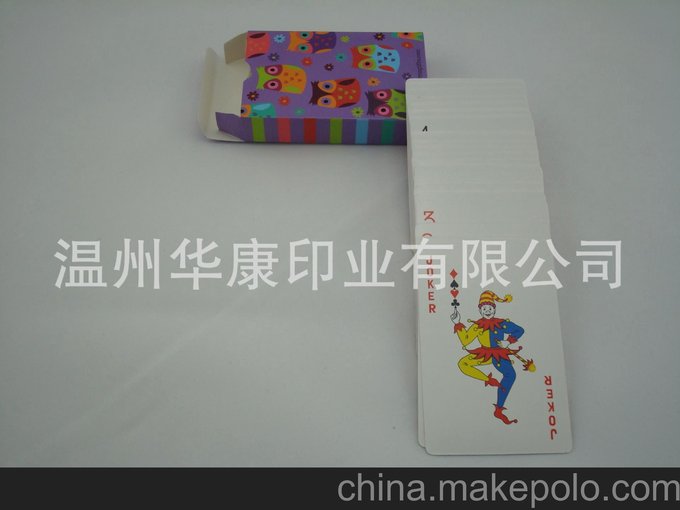 動(dòng)漫卡通撲克定制廠(chǎng)家 印制 兒童廣告撲克牌 制作 定做圖片