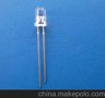 供应LED3mm 5mm发射管 F3 F5 940nm波长红外线发射管