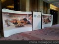 布拉秀 布置活动背景 便捷式搭配 海纳展示制作一应俱全