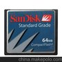 SANDISK 闪迪 CF卡 64M 工业级 CF64M卡 工厂测试或配机专用