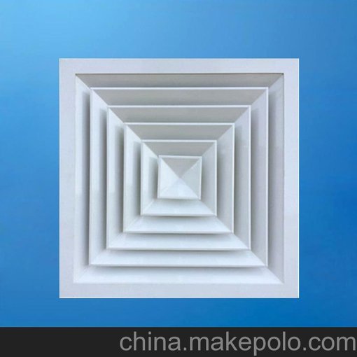 正方形矩形 吊頂式 鋁合金 散流器 吊頂風(fēng)口圖片