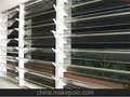 白玻百叶窗玻璃，压花百叶窗玻璃