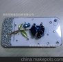 工厂直销 苹果4 4s 手机套 4 4S贴钻闪亮手机保护壳 iphone手机壳