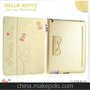 ipad2/3/4超薄皮套 女生hello kitty KT保护套 工厂批发