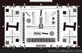 供应解析度卡/ISO12233分辨率测试卡（标准型4倍）