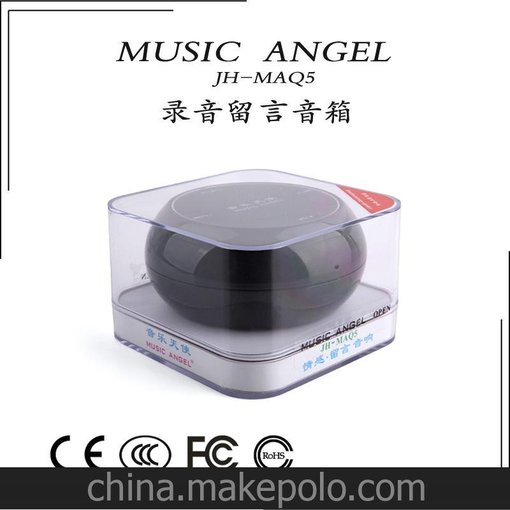 音樂(lè )天使新款音響 mp3小音響自帶內存可錄音 觸屏數碼音箱圖片
