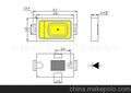 供应SMD5730暖白，高亮0.5W中功率贴片封装