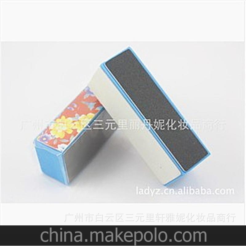 美甲工具用品批發(fā) 砂紙指甲銼 美甲銼 立體六面砂紙銼