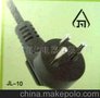 C(图)三芯以色列插头电源线,以色列认证电源线插头