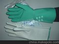 凯琳龙手套 Nitrile Heavy Duty Gloves(Green，Flock lined )