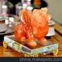 飞天貔貅摆件 树脂工艺品 新古董类新奇玩意 仿玉家居饰品