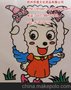 厂家畅销 儿童DIY胶画、彩绘贴画、烤画 团精美多样