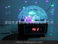 深圳好舞台灯厂家供应带显示DMX512控制六色水晶魔球舞台灯
