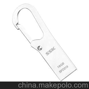 新品 SSK飚王SFD219 K6 u盤8G-32G 個性防水金屬鑰匙扣優盤 特價