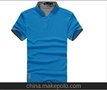 新款男式POLO衫，涤棉6535 180克 短袖翻领广告衫工厂批发定制