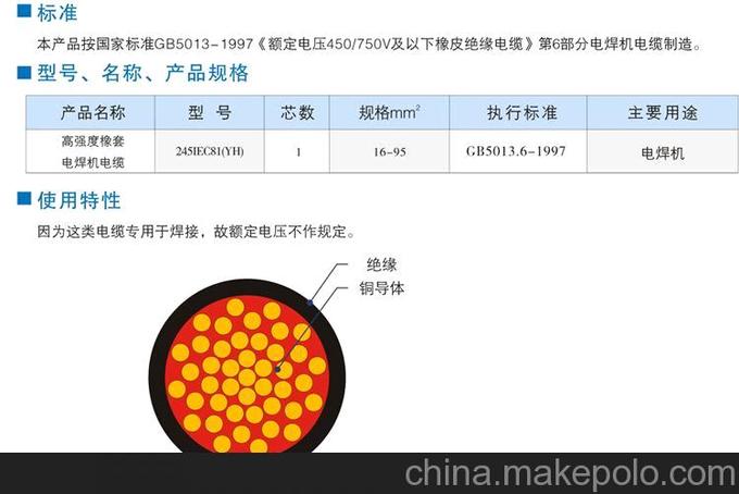 電焊機電纜批發(fā) 武漢二廠（飛鶴）電線電纜批發(fā)圖片