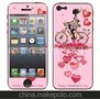 苹果5/5S夜光浮雕保护膜/iphone贴膜/iphone4/4S彩膜/屏幕保护膜