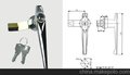 锁具批发商城供应新MS304系列/配电箱柜锁、机械门锁 五金锁具图