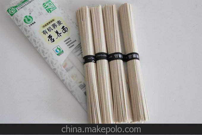 三珍 湖北特產(chǎn)有機(jī)蕎麥掛面 綠色食品營養(yǎng)面圖片