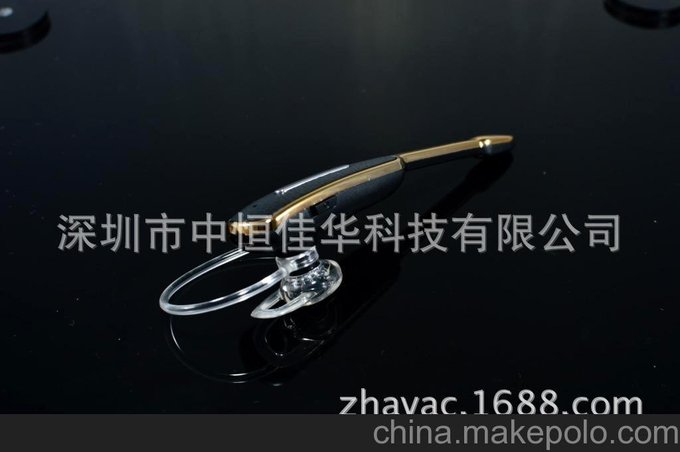 新品上市-土豪金系列-供應(yīng)通用式藍(lán)牙耳機(jī)-CSR方案-V3.0-工廠直銷(xiāo)圖片