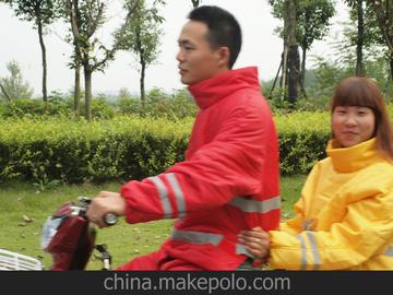 电动 摩托车挡风衣 护膝护胸臀保暖防寒服冬季骑车反光挡风衣