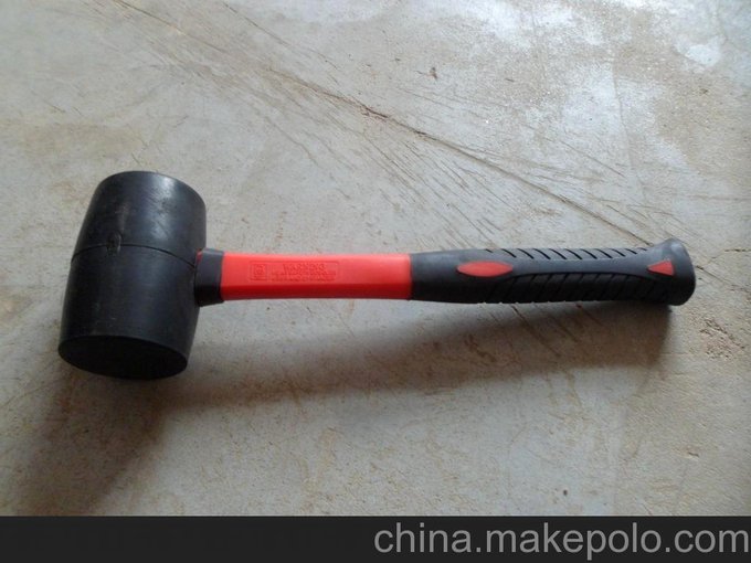 廠家直銷 纖維柄柄橡膠錘圖片