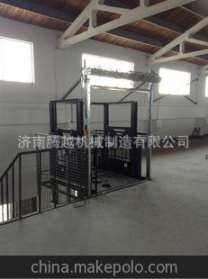 濟南騰越1t升高7M固定式貨梯，液壓升降機 、鏈條貨梯圖片