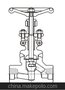 J11H 800LB/1500LB内螺纹与承插焊截止阀 J41H DN