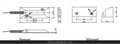 工厂直销卷帘门磁 铁门磁 MS-63 有线防盗报警门磁