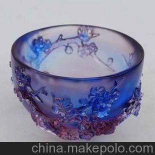 梅蘭竹菊琉璃碗單價(jià)為一口價(jià) 禮盒包裝 會(huì)議活動(dòng)禮品 外事禮品XY圖片
