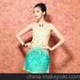 连衣裙 欧美大码女装连衣裙 魅力甜美公主裙珠片刺绣F8122