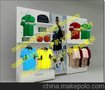 057乔丹专卖店货架 运动服装展示架 陈列架 木制 包安装