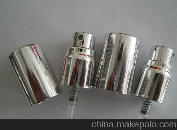 供應(yīng)18/415三件套香水噴頭，噴霧泵，電化鋁噴泵圖片