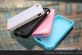 IPHONE4G/4S二合一保护套 PC加TPU凹槽贴皮手机壳 厂家批发 外壳