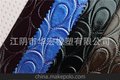 江阴华宏橡塑 PVC 软包装饰革，箱包革，转印革印刷革