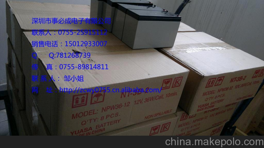 江蘇蘇州應湯淺鉛酸蓄電池YUSA/NPW36-12/12V7.2AH特價