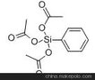 苯基三乙酸氧化硅烷