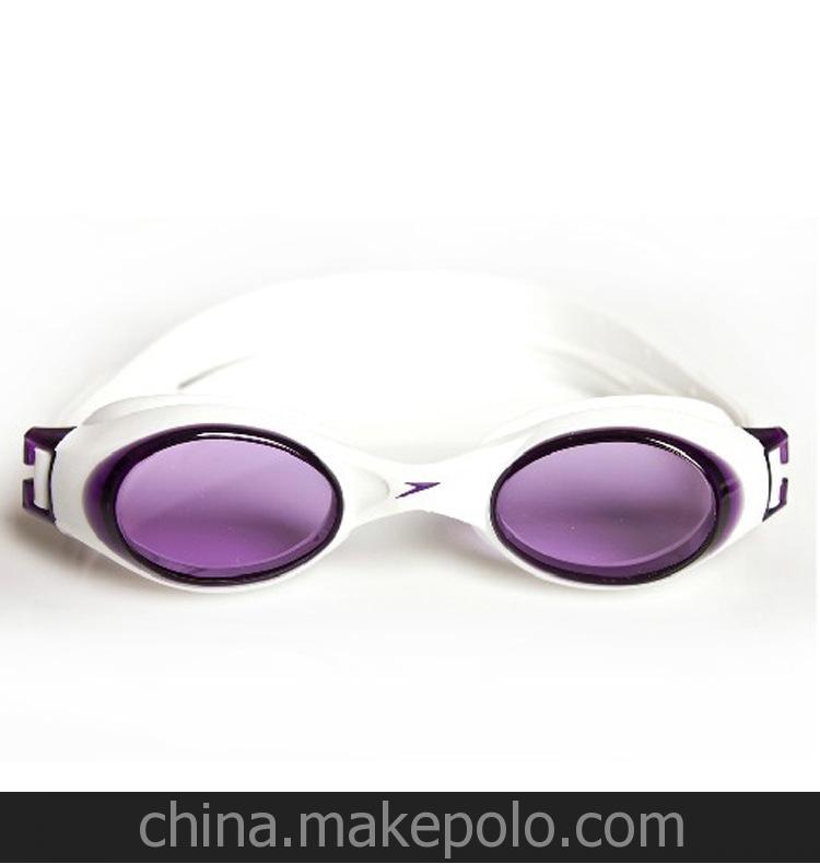 Speedo/速比濤 水中健身防水加長鏡帶智能調節泳鏡213018 茄紫色