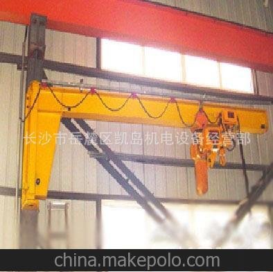 供應(yīng)墻壁式旋臂起重機(jī) 安裝在原有墻壁上的起重機(jī) 凱島機(jī)電圖片