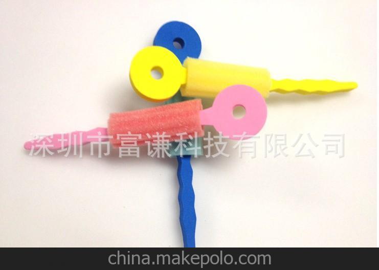 時尚l(wèi)ucky睡美人海綿發(fā)卷 獨特的海綿條 卷發(fā)器(3個裝)