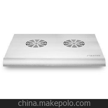 seatay 碩力泰 SR1101 筆記本散熱器 全鋁 雙風(fēng)扇 USB HUB 靜音圖片