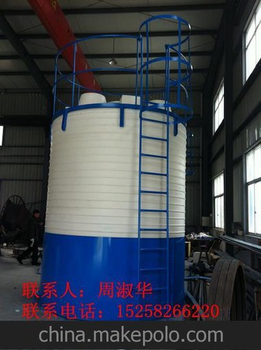 供20噸PE水箱/20立方PE儲(chǔ)罐/20噸PE水塔/20噸滾塑容器圖片