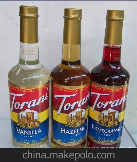 专业批发 美国torani特罗尼焦糖糖浆 焦糖果露750ml*12瓶/箱