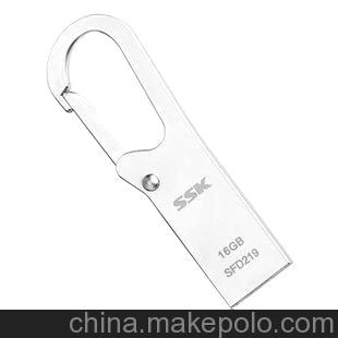 新品 SSK飚王SFD219 K6 u盘8G-32G 个性防水金属钥匙扣优盘 特价
