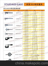 STANDARD GAGE合金针较表仔 海克斯康千分表 美国SG杠杆指示表